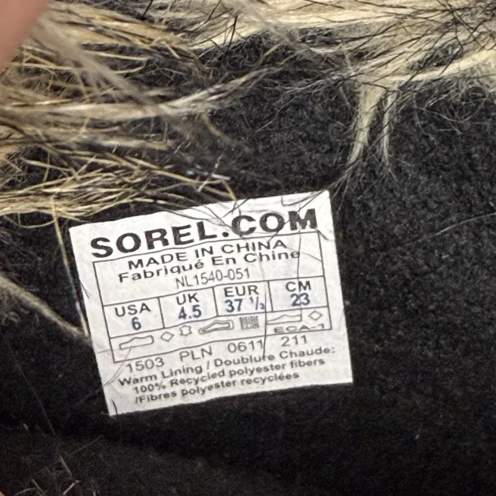 Sorel Joan Of Arctic Tall Womens Sz 6 Brown Waterproof Fur Snow Boot NL1540-051‎ - Picture 9 of 9